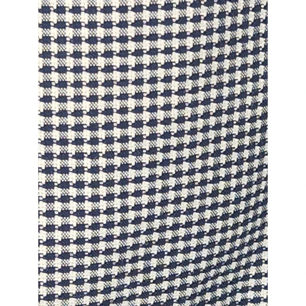 Banana Republic Mens Non-Iron Slim Fit Gingham Shirt Navy Blue M 15-15.5